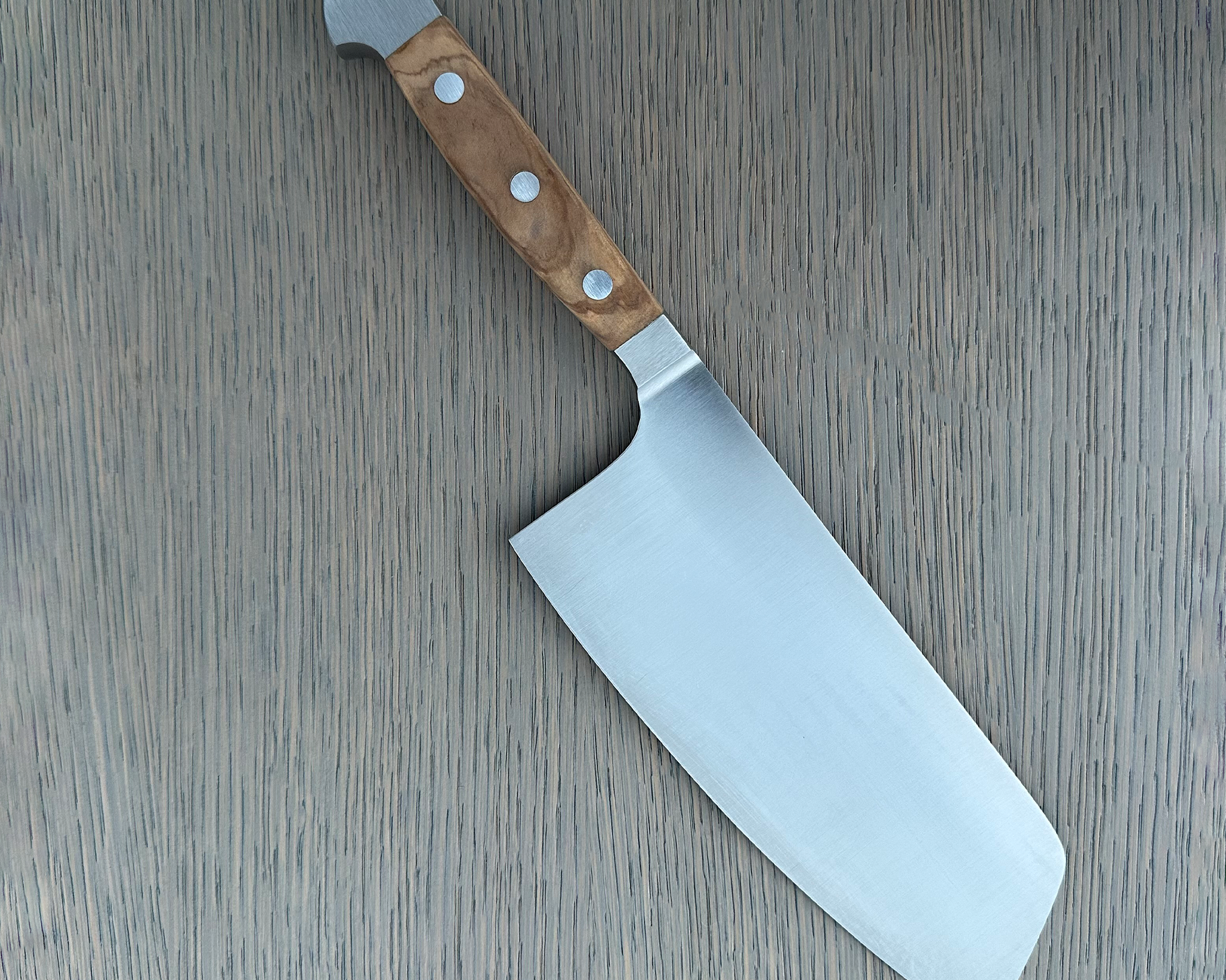 Gude Alpha Olive Series Forged Double Bolster Chinese Chai Dao Chef's Knife 6-in, Olivewood Handle – Gude Shop USA