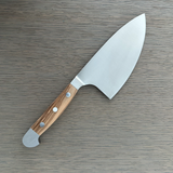 Gude Alpha Olive Series Forged Double Bolster Herb Knife 5-in, Olivewood Handle – Gude Shop USA