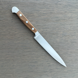 Güde Alpha Olive Series Slicing Knife 6-inch, forged from a single bar of steel for a harder, thicker blade