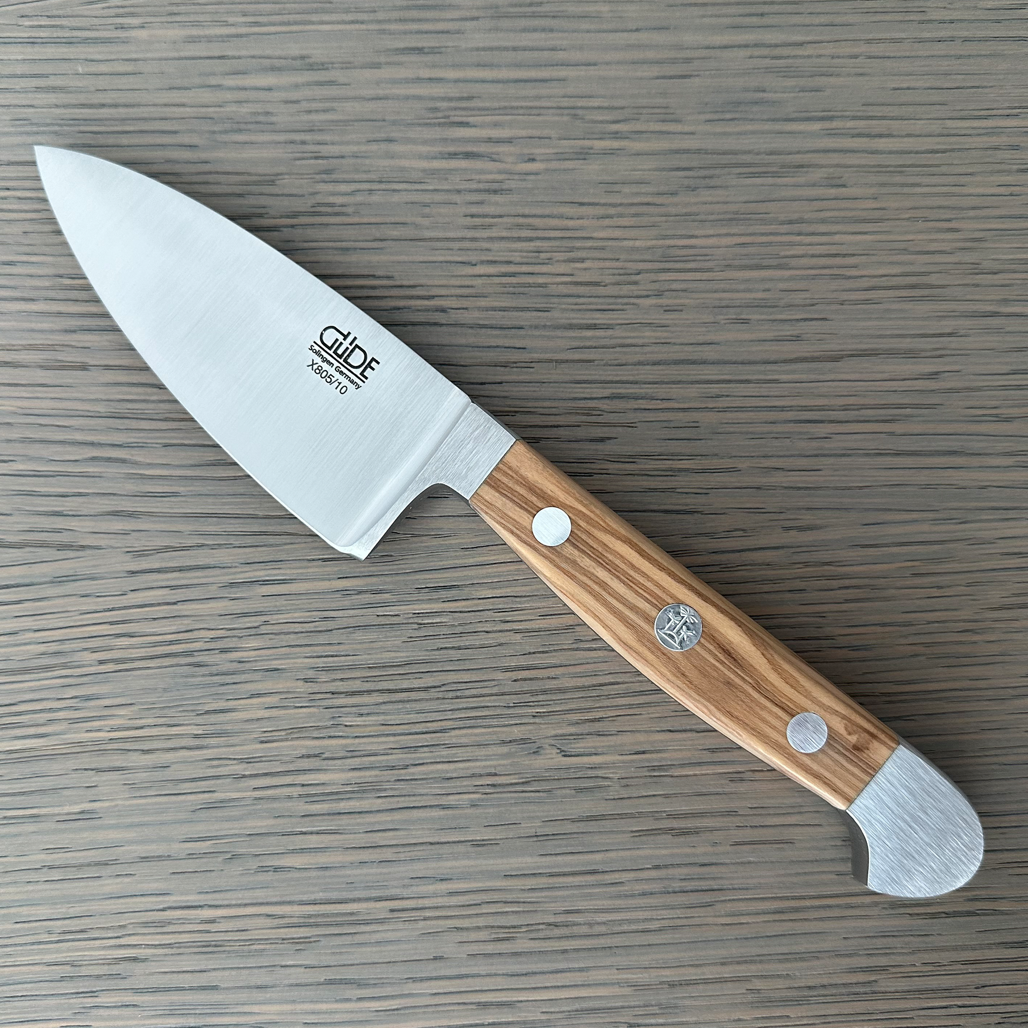 Gude Alpha Olive Series Forged Double Bolster Hard Cheese Knife 3-in, Olivewood Handle – Gude Shop USA