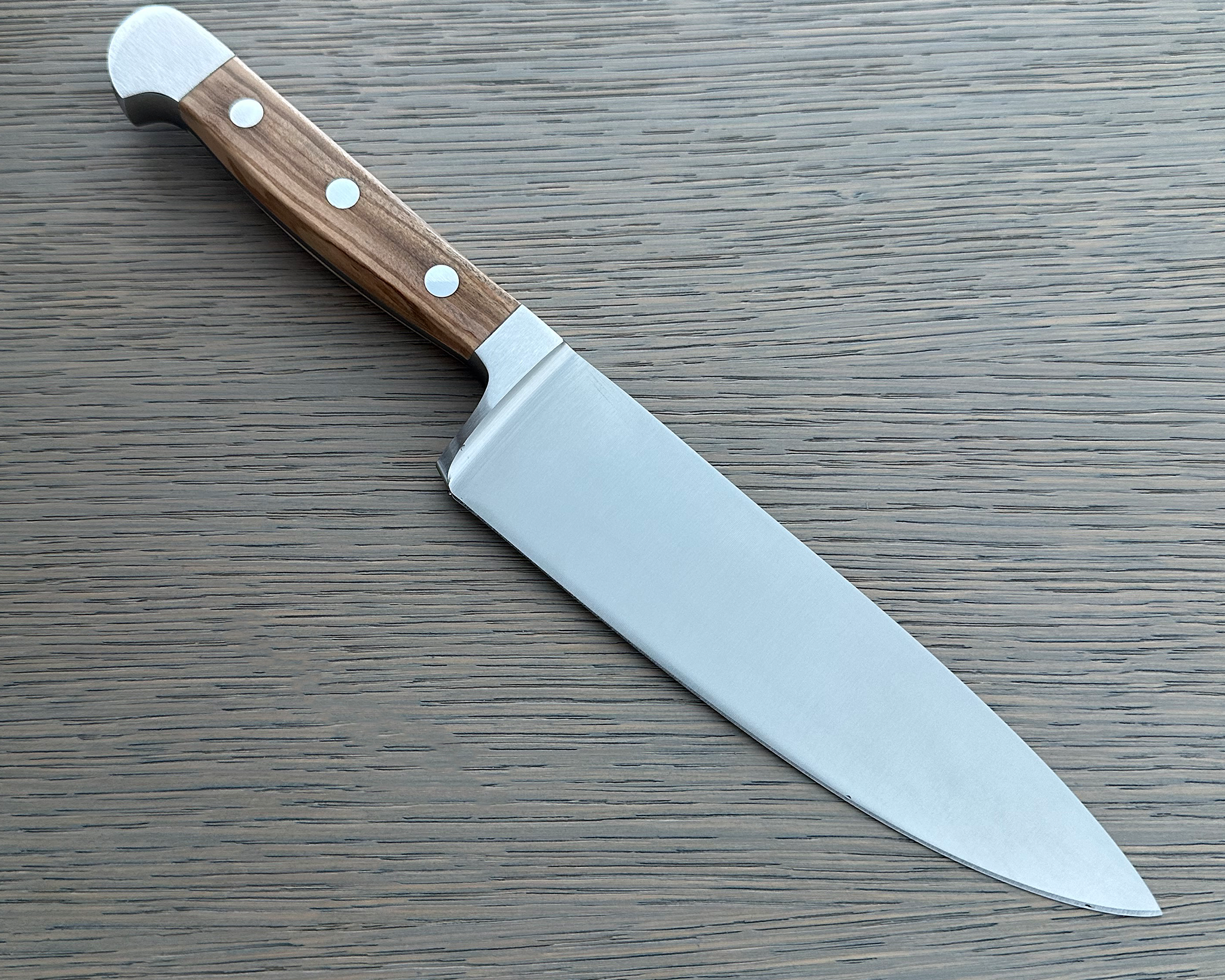 Gude Alpha Olive Series Forged Double Bolster Chef Knife 6-in, Olivewood Handle – Gude Shop USA