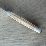 Gude Alpha Olive Series Forged Double Bolster Chef's Knife 8-in, Olivewood Handle – Gude Shop USA