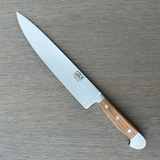 Gude Alpha Olive Series Forged Double Bolster Chef Knife 10-in, Olivewood Handle – Gude Shop USA