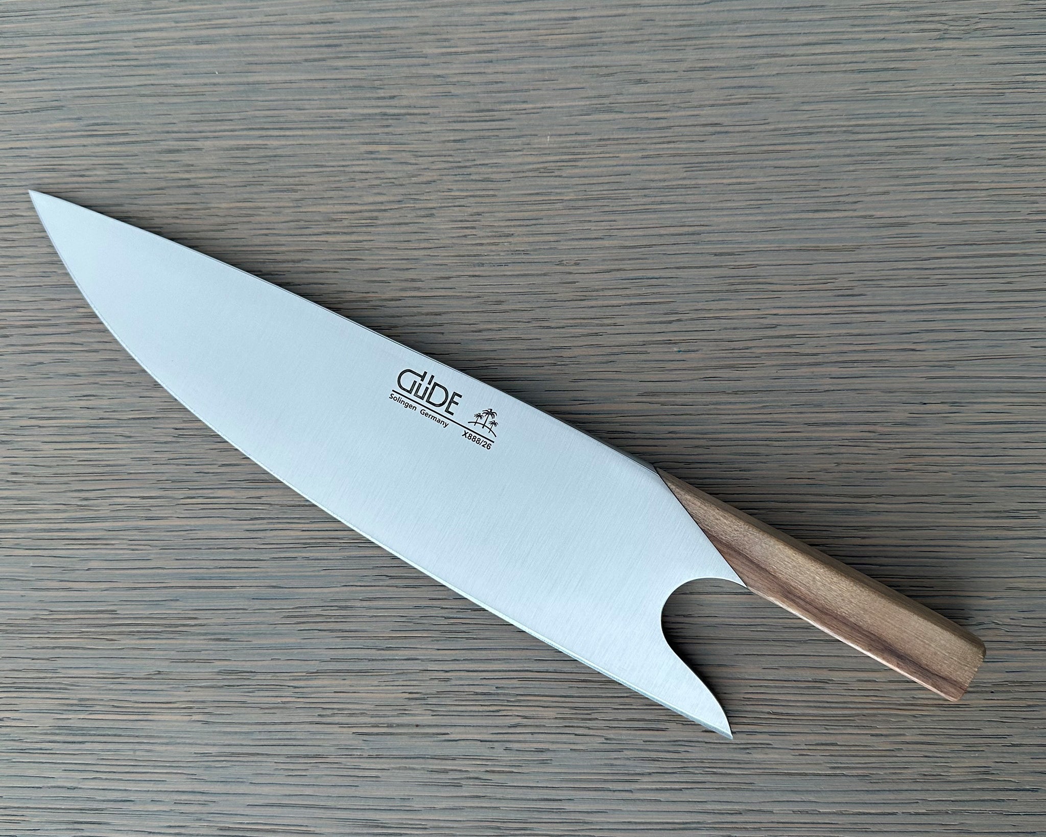 Gude THE KNIFE Series Forged Multi-Use Chef's Knife 10-in, Olive Wood Handle – Gude Shop USA